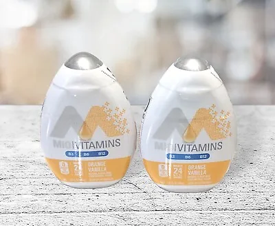 2 MiO Vitamins Liquid Water Enhancer Orange Vanilla~ 1.62 Oz Bottles • $14.43