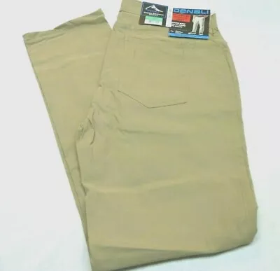 DENALI Delta Khaki  Technical Stretch  Pants  NWT 34/32   MSRP $54 • $27.99