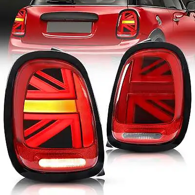 VLAND Full LED Tail Lights For 2014-2023 BMW Mini Cooper F55 F56 F57 Red Lens • $189.99