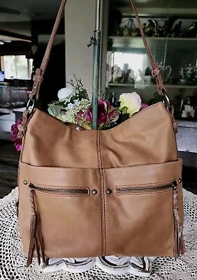 The Sak Ashland Soft Brown Leather Bag Shoulder Handbag  • $9.99