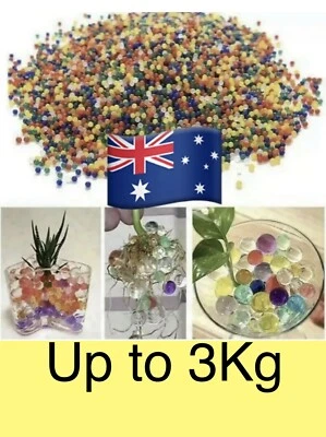$3.89 • Buy Up To ( 3 Kg ) Water Beads Orbeez Gel Balls Crystal Jelly Soil Vase Wedding