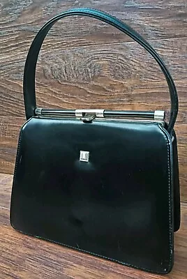 Rare Dunhill Baguette Bag Black PVC Clutch Handbag. Vintage 60s Women's.  • $59