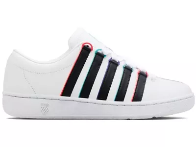 K-Swiss Classic LX 07161-185 Men's White Black Multi Colored Size 10.5 • $49.99