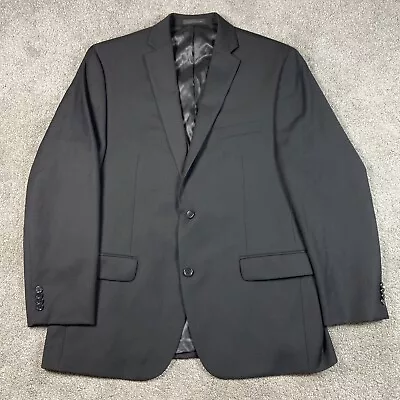 *READ Michael Kors Sports Coat Men 44R Black Button Up Suit Blazer Jacket Formal • $24.99