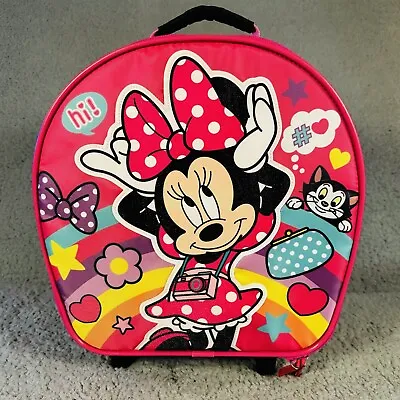 Disney Collection Child's Minnie Mouse Rolling Carry On Suitcase/Luggage. • $42.99