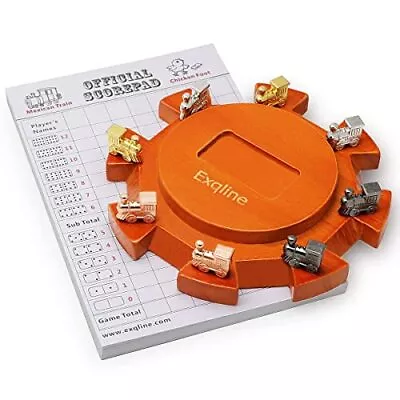 Mexican Train Dominoes Accessories - With 6.5 Mexican Train Hub Centerpiece • $26.22