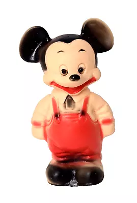 Vintage 4  Walt Disney Productions Rubber Mickey Mouse Squeaker Toy Works! • $9.99
