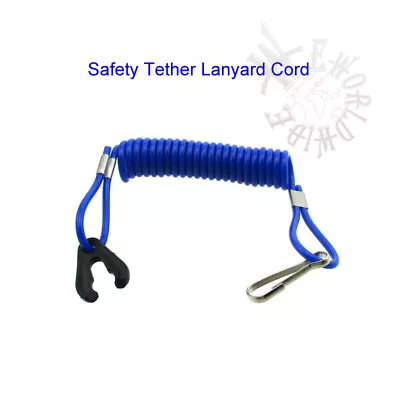 Safety Tether Lanyard Cord For Kill Switch Jet Ski Boat Raptor Banshee Blaster • $9.04