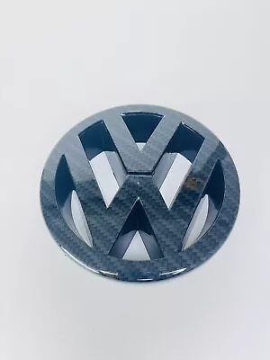 03 04 05 06 07 08 09 Vw Golf Mk5 Carbon Fiber Front Grille Emblem Badge Symbol • $26.99