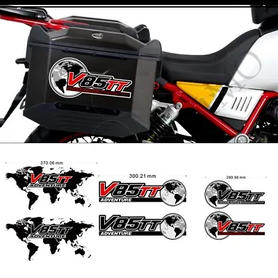 For Moto Guzzi V85TT Motorcycle Luggage Cases Trunk Sticker Protection Decal Kit • $28.80