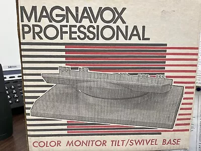 Vintage - Philips Magnavox Professional - Color Monitor Tilt/swivel Base • $17.99