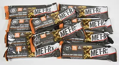 10 Bars MET-Rx BIG 100 Meal Replacement 3.52 CHOCOLATE CHIP COOKIE DOUGH 07/2024 • $30.95
