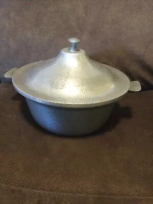Vintage Club Hammered Aluminum Stock Pot Dutch Oven With Lid • $28