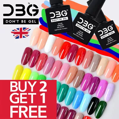 DBG Nail Gel Nail Polish UV LED Soak Off Nail Varnish Top Base Colour Nail Gels  • £3.75