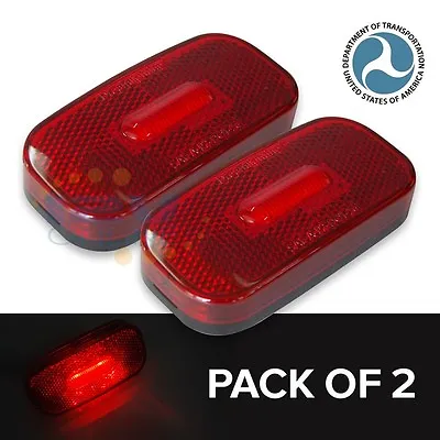 Red LED Side Marker Lights Clearance Lamp For Trailer RV Truck Lorry 3.9  • $10.05