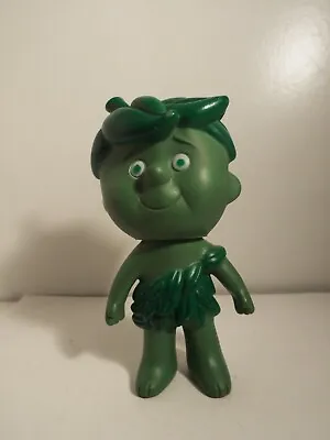 LITTLE SPROUT JOLLY GREEN GIANT Toy Doll Rubber Vinyl Figure 6.5  Vintage 1970's • $13.95