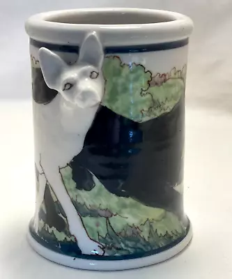 $102.50 • Buy Rare Orig. EILEEN RICHARDSON Studio Vase  Three Dogs Playing  Signed & Datd 1981