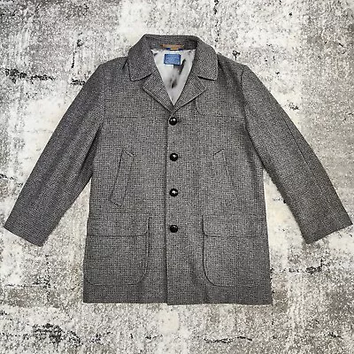 Pendleton Men’s Trench Coat Size 46 100% Virgin Wool Made In USA Vintage • $99.99