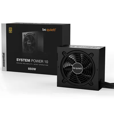 Be Quiet! 850W PSU System Power 10 80+ Gold Wired Power Supply • £98.25