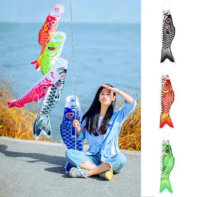 Japanese Windsock Koinbori Nobori NYLON Carp Fish Kite Flag Flying Carp • $8.07