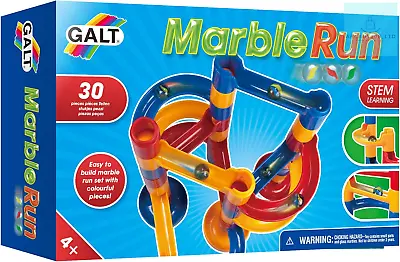 Marble Run Construction Set For Kids - STEM Learning Toy Ages 4+ 60 Pcs • £19.63