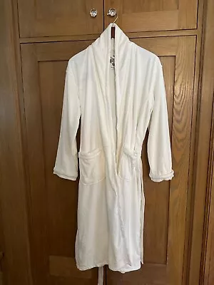 Bathrobe Plush Men's Medium 2 Pockets Monogrammed  His  • $18.95