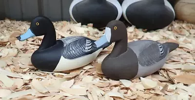 Miniature Bluebill Decoy's Pair By Capt. Jess Urie Of Rock Hall MD • $105