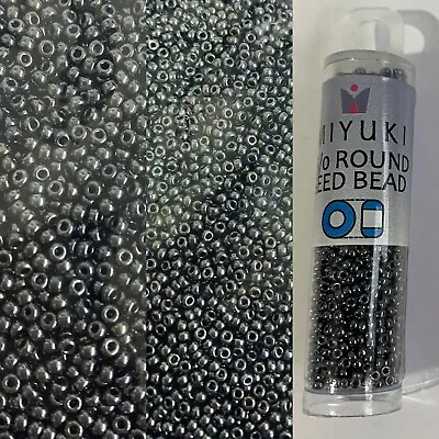 Miyuki Seed Beads Size 11 Gunmetal 10grams • £2.95
