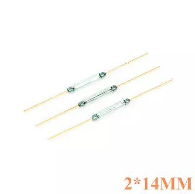 Reed Switch 10W Normally Open NO Induction Magnetic Switch 2mm X 14mm MKA-14103 • $1.89