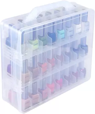 Kissbuty Universal Nail Polish Holder Organizer For 48 Bottles Adjustable Div... • $31.20