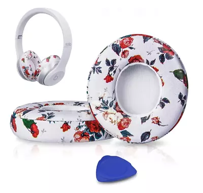 2pc Replacement Ear Pads Soft Cushion Cover For Dr. Dre Beats Solo 2.0 Headset • £5.97