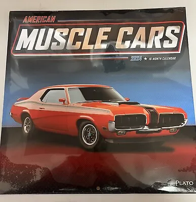 American Muscle Cars 2024 Full Size 16 Month Calendar • $12.99
