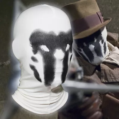 Rorschach Mask Watchman Balaclava Cosplay Costume Headgear Full Face Mask • $21.89