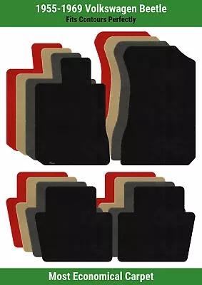 Lloyd Velourtex Front & Rear Row Carpet Mats For 1955-1969 Volkswagen Beetle  • $135.99