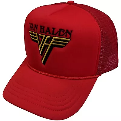 Official Van Halen Trucker Baseball Cap. Red With Mesh. New. • £16.95