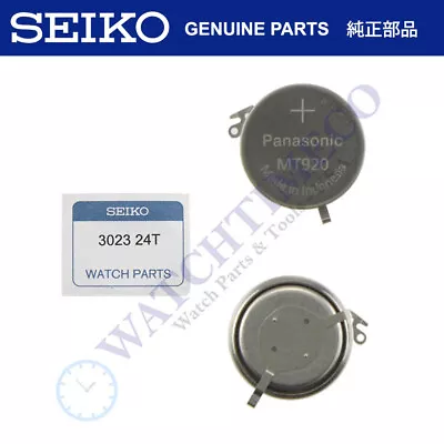 Seiko Kinetic Watch Capacitor Battery 302324T For 5M54 5M62 5M63 5M65 7L22 YT57 • $21.95