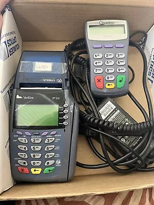 VeriFone Vx510 Dual Comm Credit Card POS Machine W/ Pinpad 1000se Excellent • $19.95