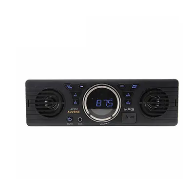 In-Dash Dual Speaker 1 Din Bluetooth Car FM Stereo Radio Audio MP3 Player Aux-in • £31.07