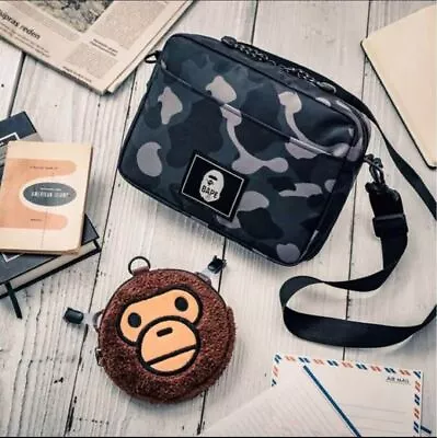 BAPE A BATHING APE Shoulder & Pochette BAPE KIDS 2 Piece Set 5way Pouch New • $67.43