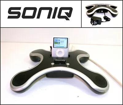 $25 • Buy SONIQ IM200GK Dock Docking AUX (Line In) Charger Speaker For IPod IPhone 