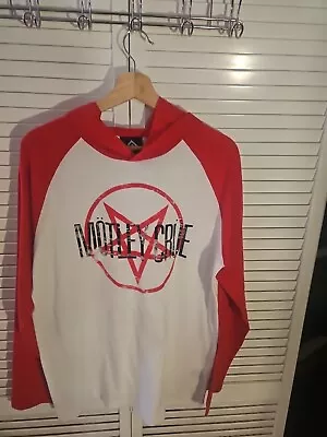Motley Crue  Girls Girls Girls  LongSleeve Baseball Hoodie Medium T Shirt (S118) • $20