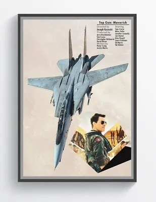 £4.99 • Buy 51. Top Gun Maverick Inspired Poster Art A5-A4-A3-A2-A1 Or FRAMED OPTION