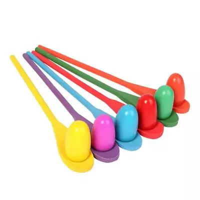 Egg And Spoon Race Game Set For Partiee Birthdays Supplies Assorted Colors • £17.28