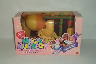 1990 Mattel Newborn Magic Nursery Baby Girl Doll With Original Box & Accessories • $139.99