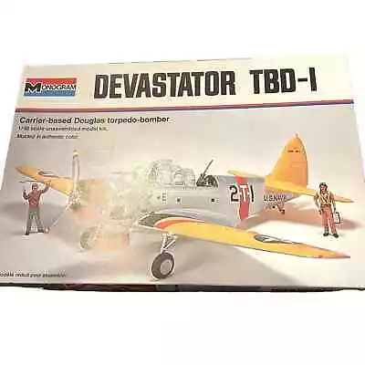 MONOGRAM Devastator TBD-I Torpedo-Bomber 1/48 Plastic Model • $30