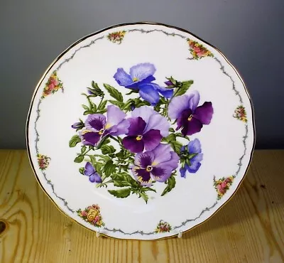 Royal Albert Queen Mother's Favourite Flowers Plate - Pansies • £4.99