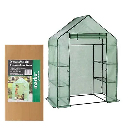 £29.99 • Buy Greenhouse Compact Walk In Large Waterproof Roll Up Zip Door Garden Planting