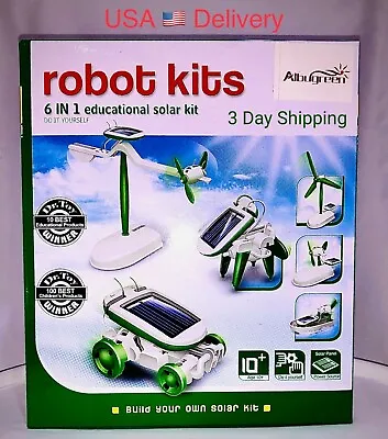 Toy Solar Kit: STEM Toy Robot Kits 6 In 1 Educational Solar Kit • $8