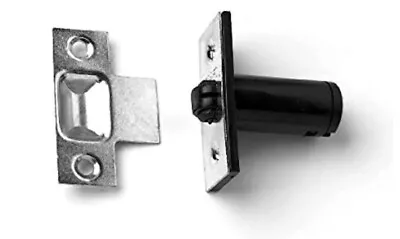 £3.95 • Buy NICKEL Adjustable Roller Catch Mortice Door Spring Ball Latch & Strike Plate