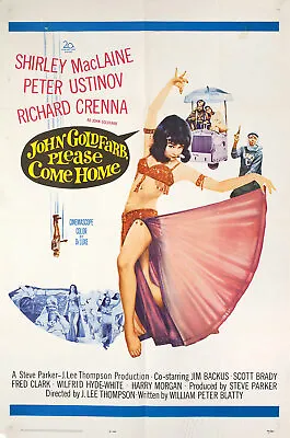 $60 • Buy John Goldfarb, Please Come Home! 1965 U.S. One Sheet Poster